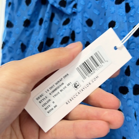 Rebecca Taylor NOVA DOT CLIP DRESS silk - Picture 5 of 7